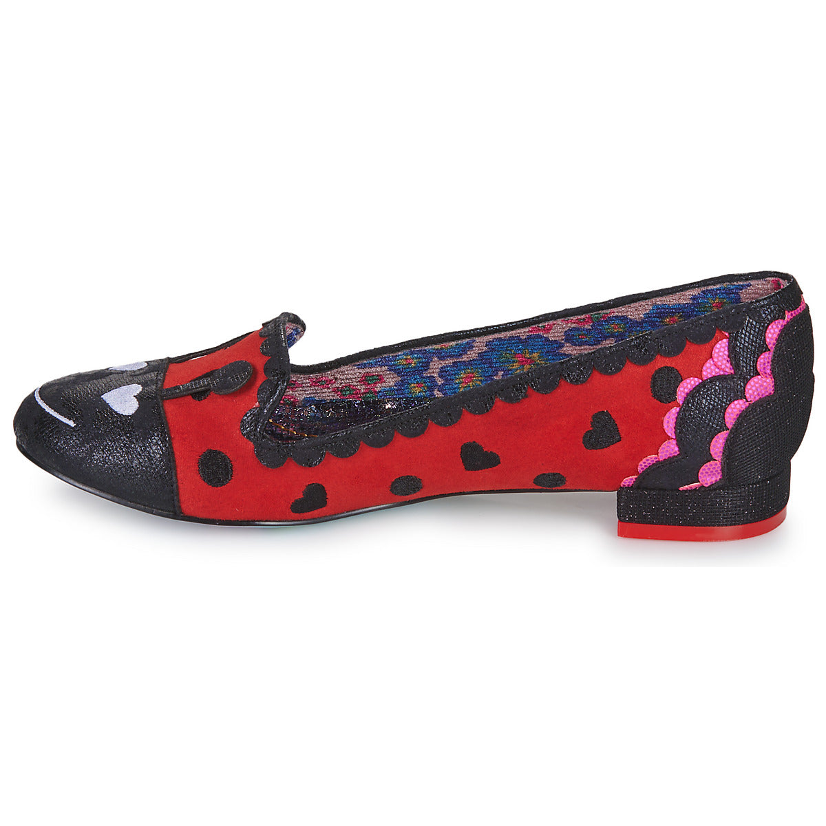 Ballerine Donna Irregular Choice  BUG IT UP  Rosso