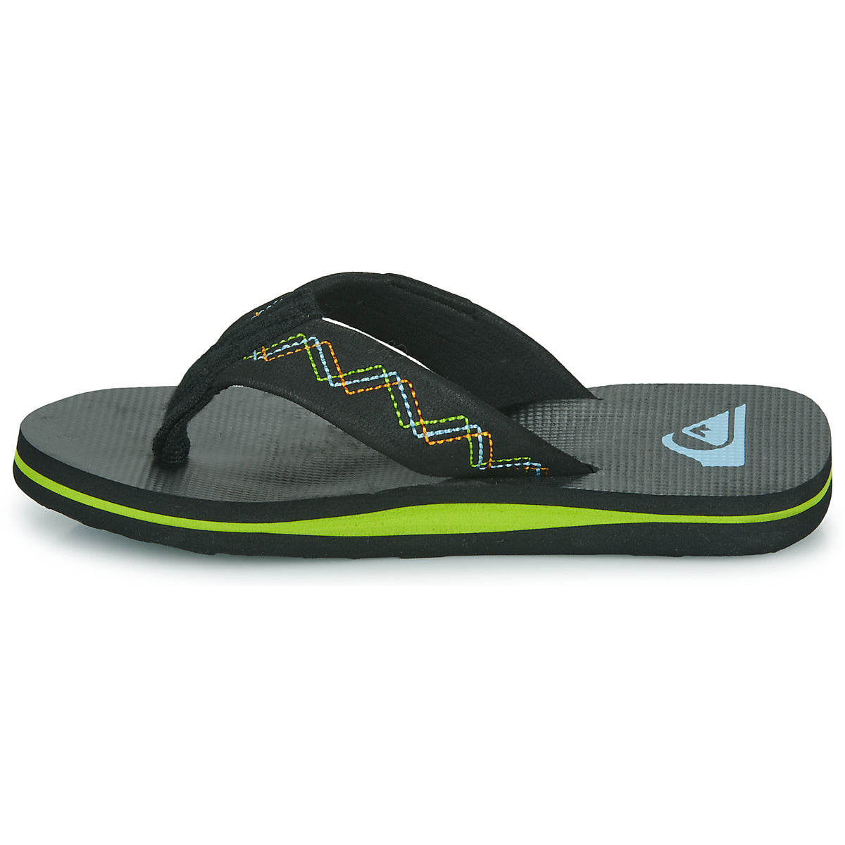 Infradito bambini ragazzo Quiksilver  MOLOKAI STITCHY YOUTH  Nero