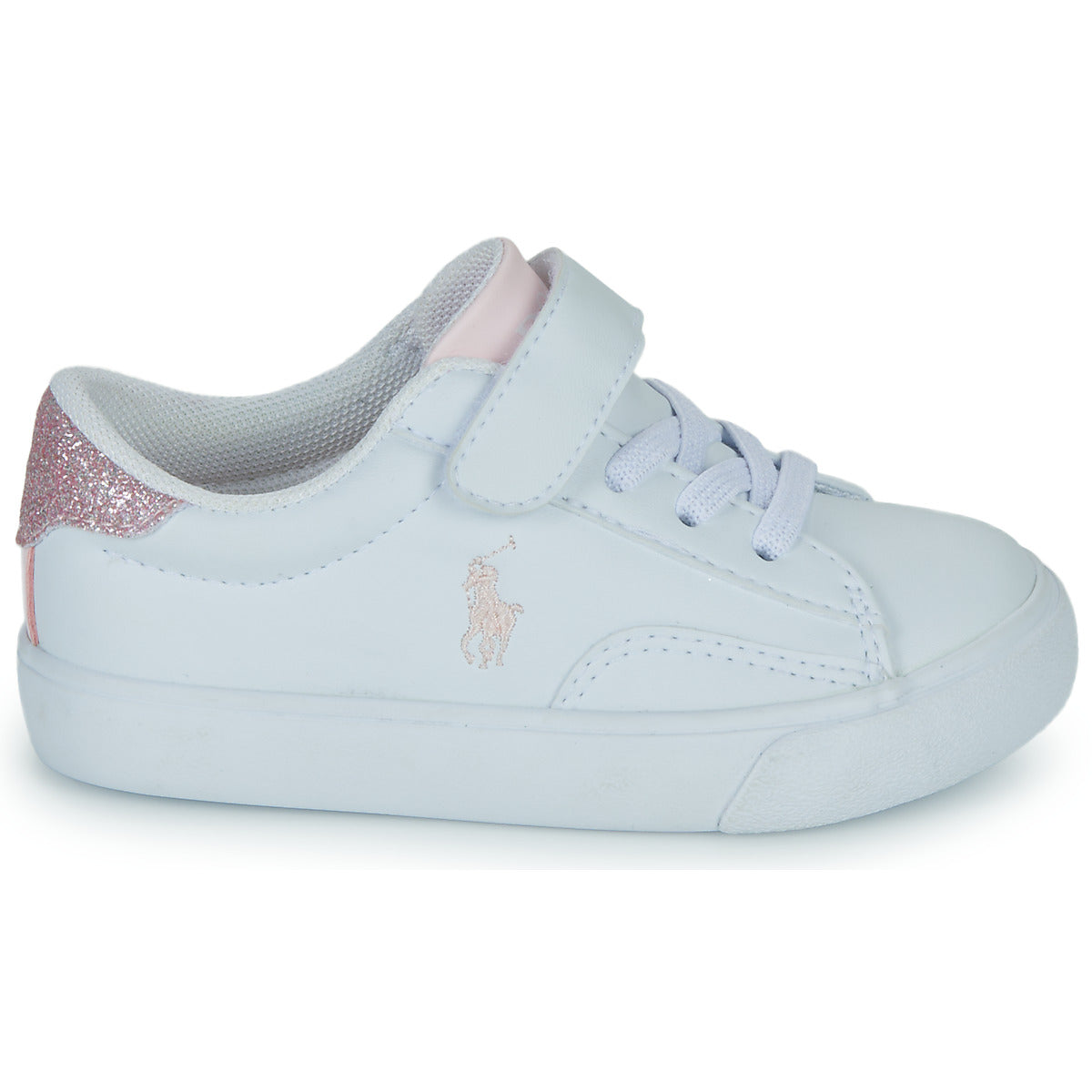 Scarpe bambini ragazza Polo Ralph Lauren  THERON V PS  Bianco