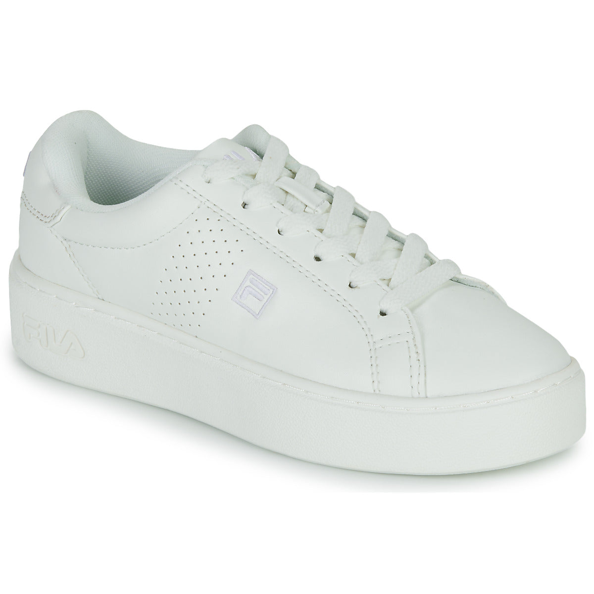 Scarpe bambini ragazzo Fila  CROSSCOURT ALTEZZA kids  Bianco