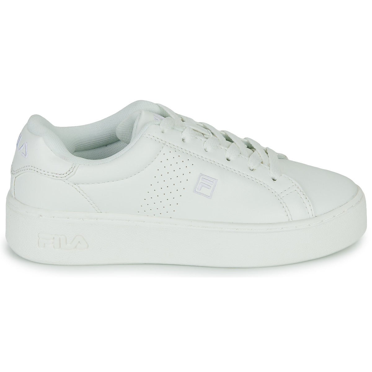 Scarpe bambini ragazzo Fila  CROSSCOURT ALTEZZA kids  Bianco