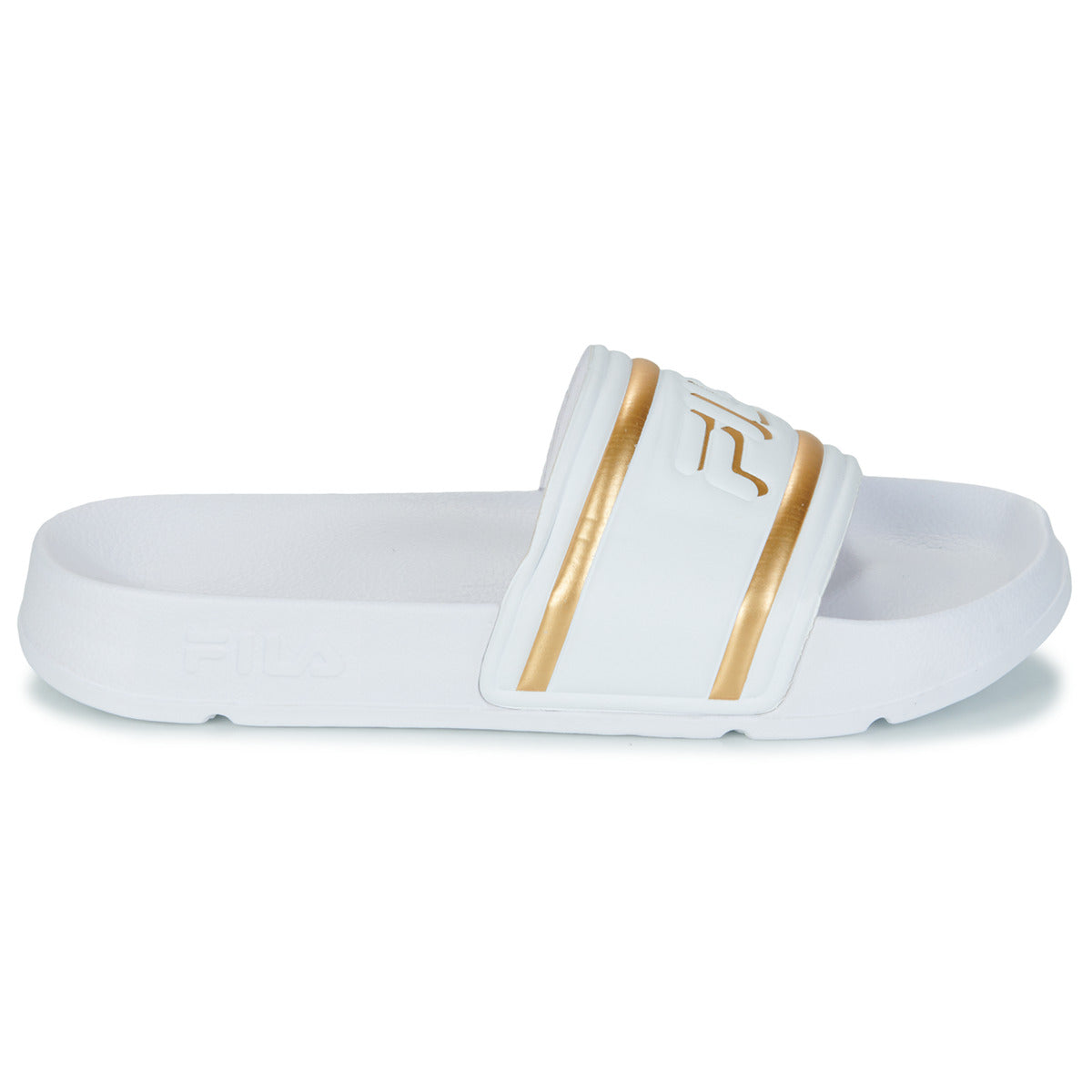 ciabatte Donna Fila  MORRO BAY LOGO SLIPPER  Bianco