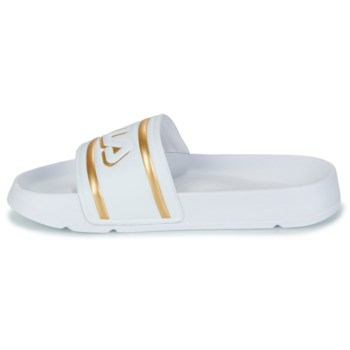 ciabatte Donna Fila  MORRO BAY LOGO SLIPPER  Bianco