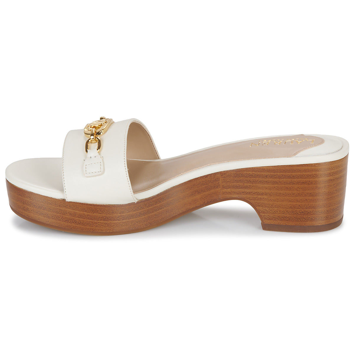 Scarpe Donna Lauren Ralph Lauren  ROXANNE-SANDALS-FLAT SANDAL  Bianco