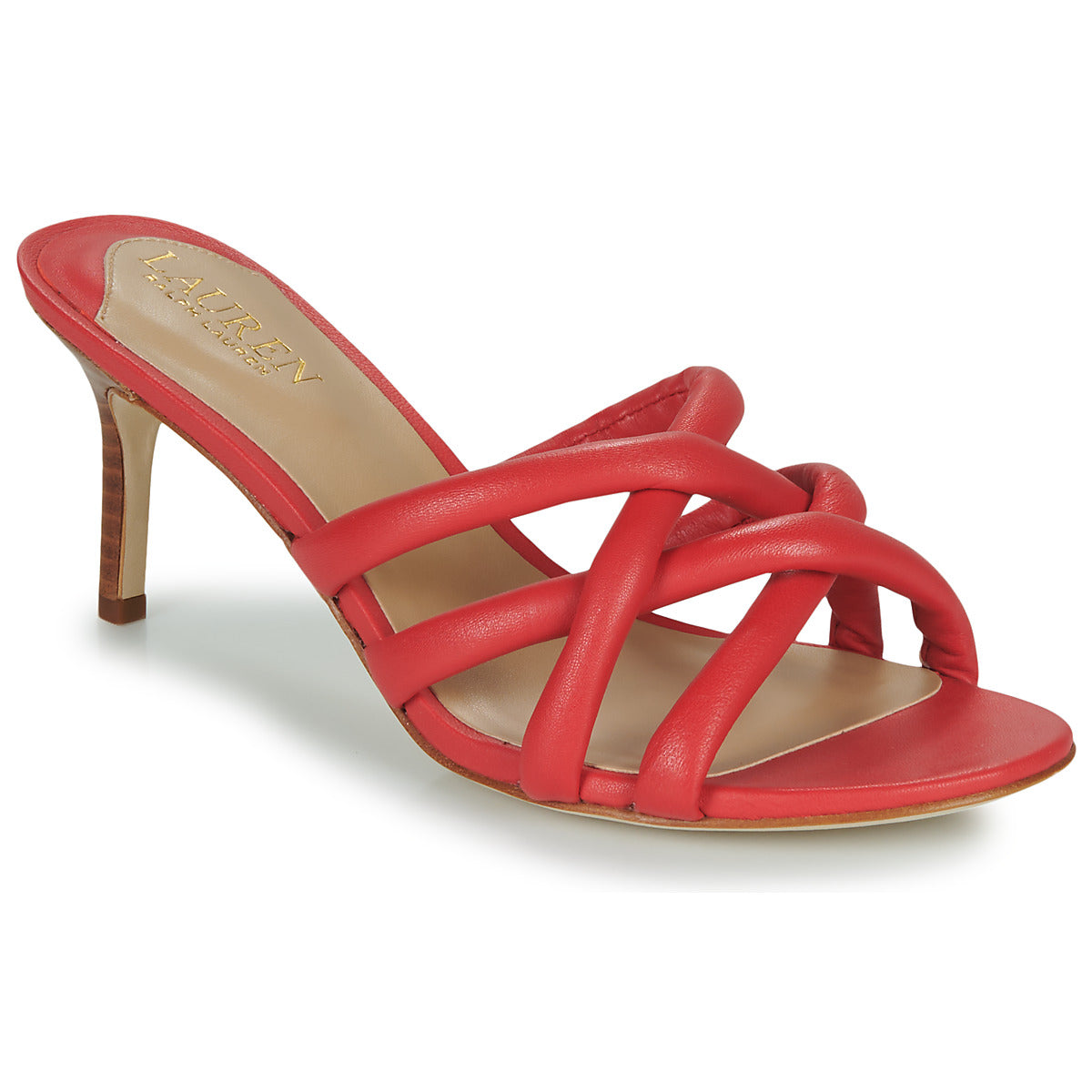 Scarpe Donna Lauren Ralph Lauren  LILIANA-SANDALS-HEEL SANDAL  Rosso