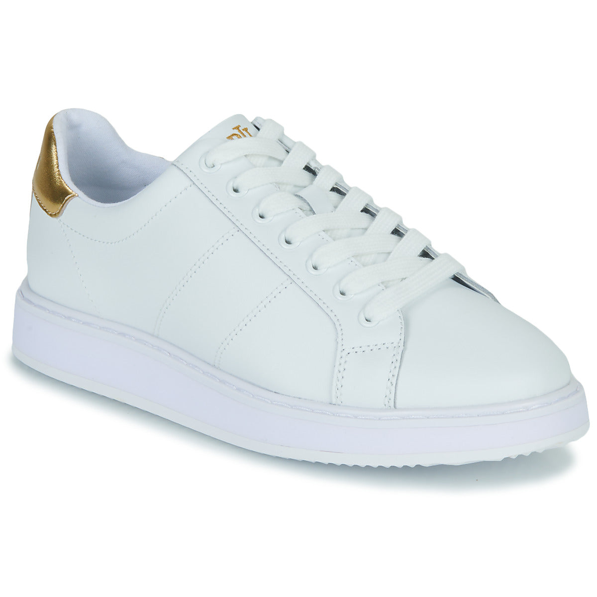 Sneakers basse Donna Lauren Ralph Lauren  ANGELINE 4-SNEAKERS-LOW TOP LACE  Bianco