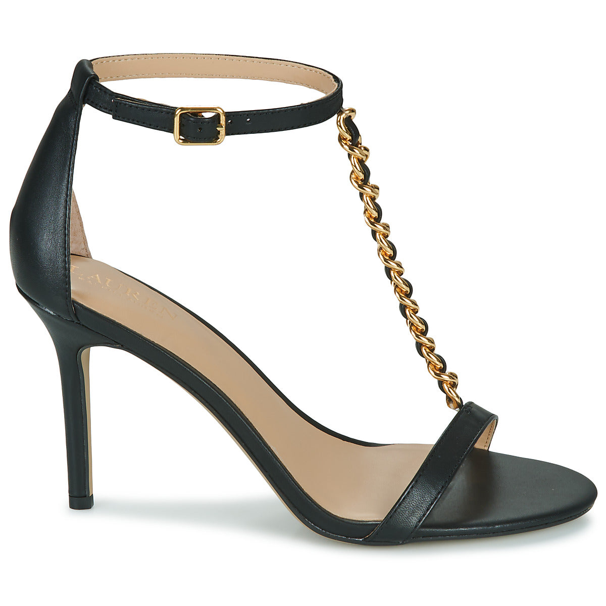 Sandali Donna Lauren Ralph Lauren  KATE-SANDALS-HEEL SANDAL  Nero