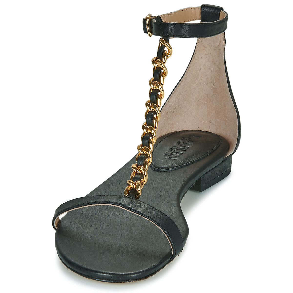 Sandali Donna Lauren Ralph Lauren  ELISE-SANDALS-FLAT SANDAL  Nero