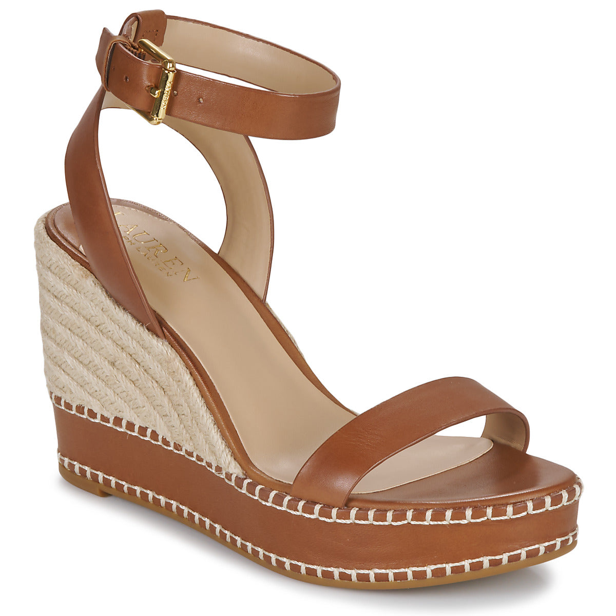 Sandali Donna Lauren Ralph Lauren  HILARIE-ESPADRILLES-WEDGE  Marrone