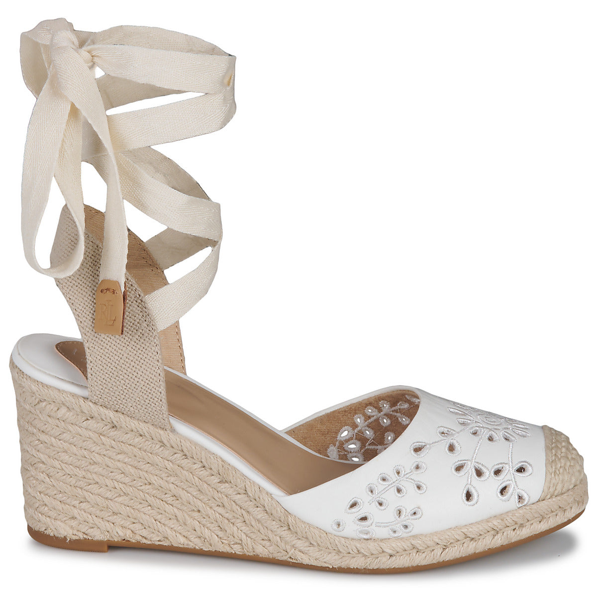 Sandali Donna Lauren Ralph Lauren  PAISLEE EYLT-ESPADRILLES-WEDGE  Bianco