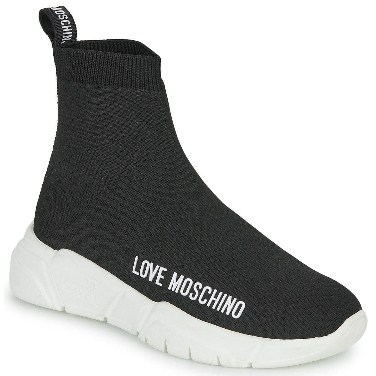 Sneakers alte Donna Love Moschino  LOVE MOSCHINO SOCKS  Nero