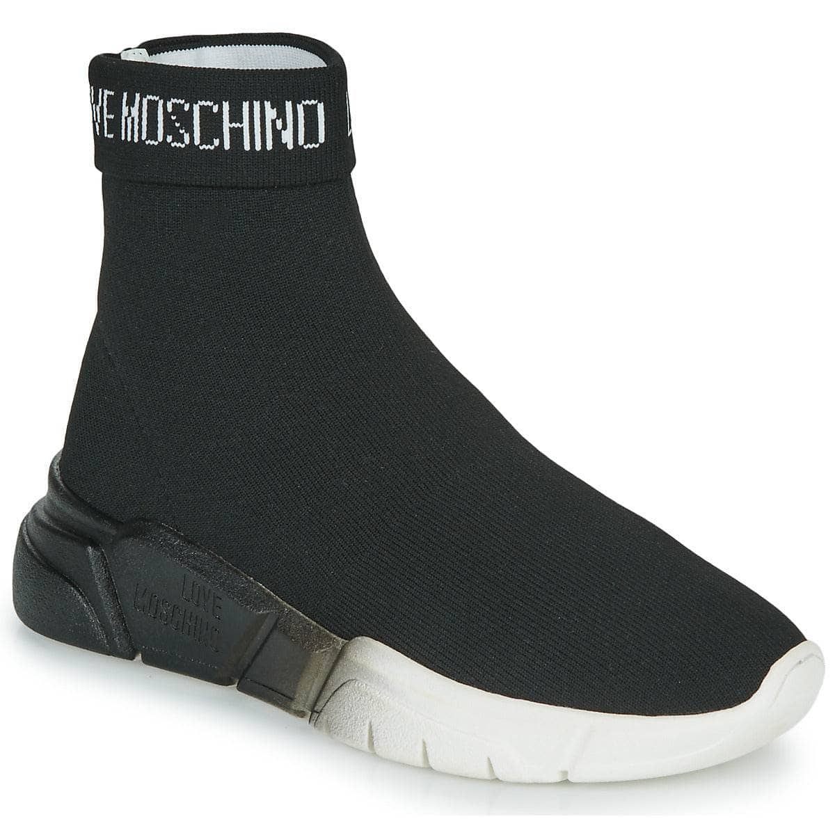 Sneakers alte Donna Love Moschino  LOVE MOSCHINO SOCKS  Nero