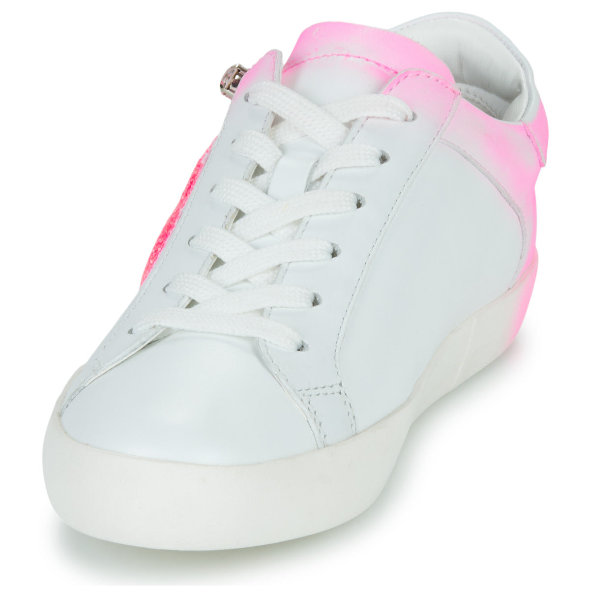 Sneakers basse Donna Love Moschino  FREE LOVE  Rosa