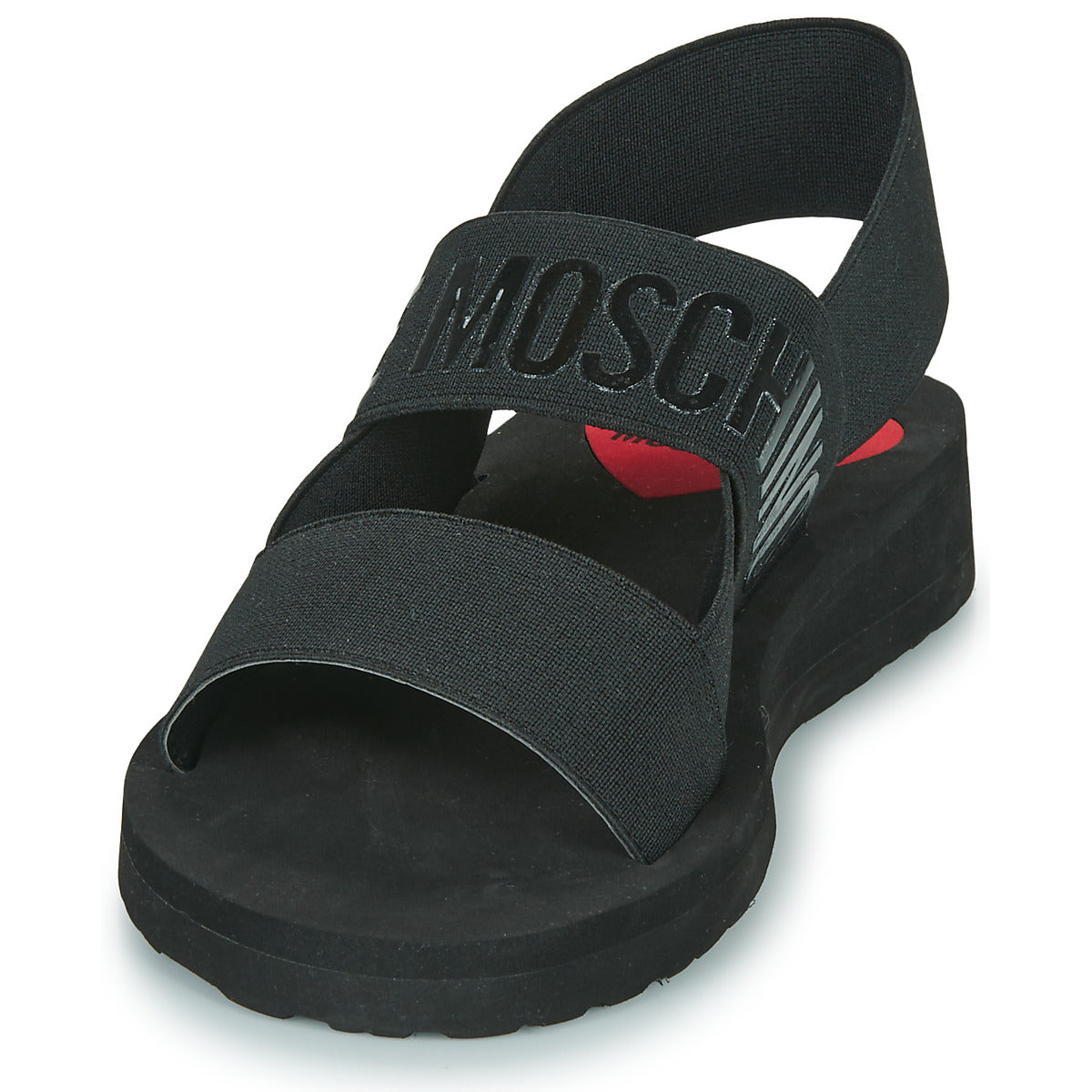 Sandali Donna Love Moschino  ELASTIC BICOLOR  Nero