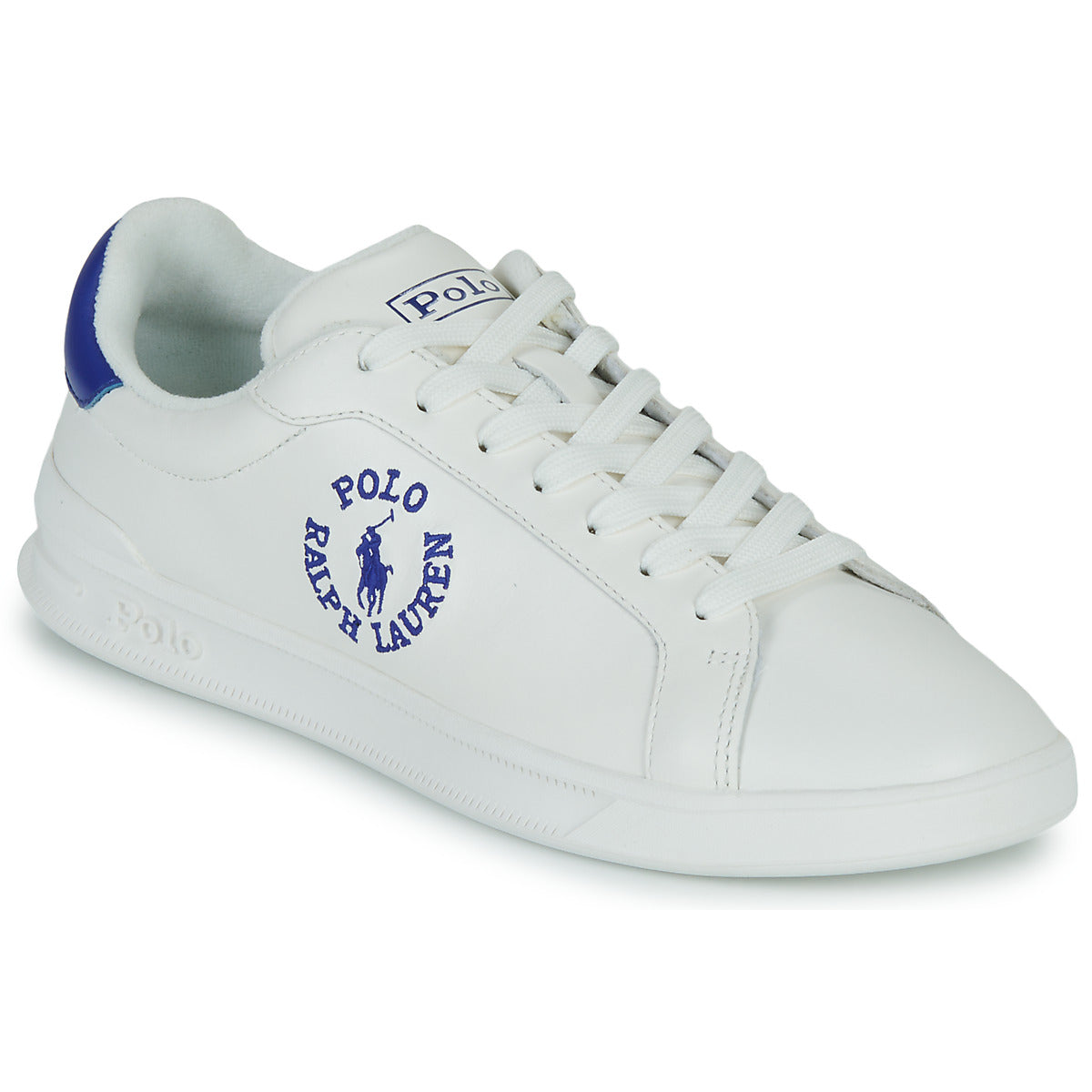 Sneakers basse Donna Polo Ralph Lauren  HRT CRT CL-SNEAKERS-LOW TOP LACE  Bianco