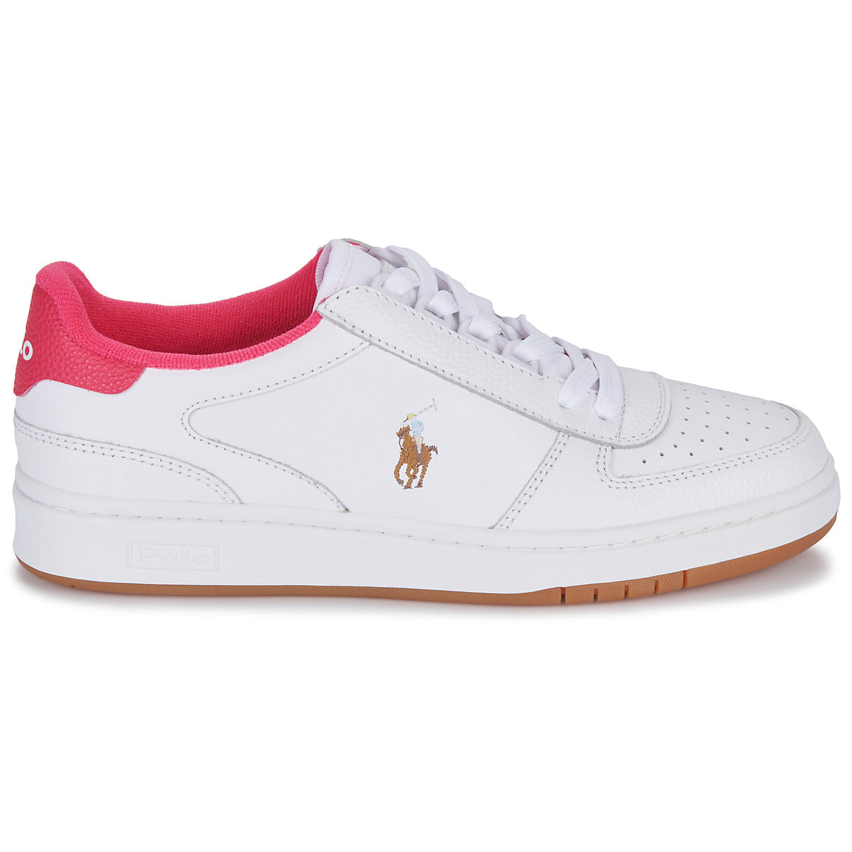 Sneakers basse Donna Polo Ralph Lauren  POLO CRT PP-SNEAKERS-LOW TOP LACE  Bianco