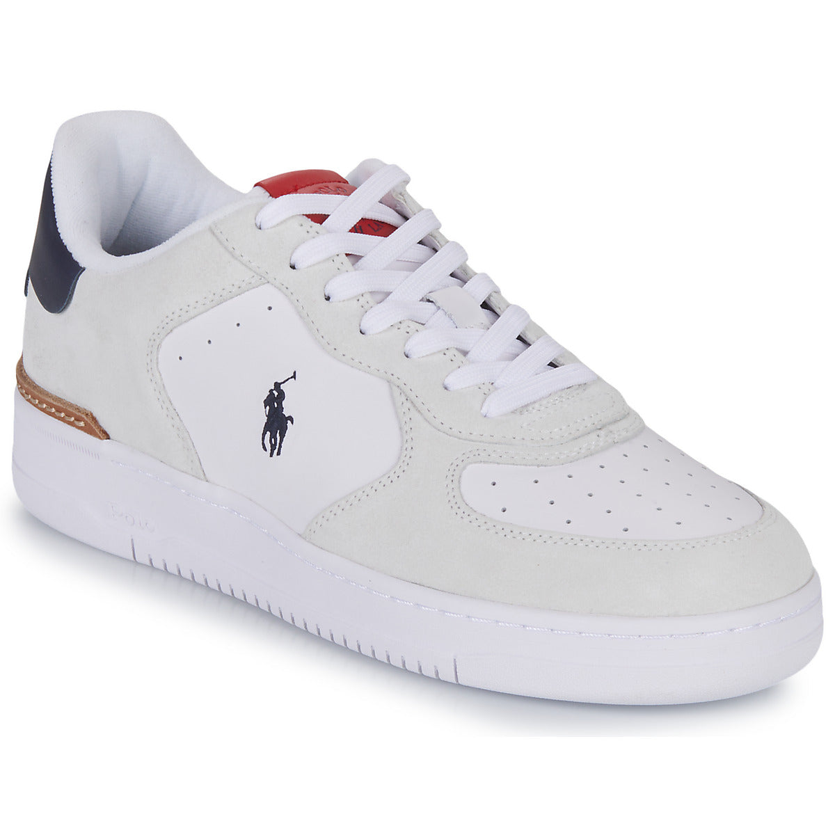 Sneakers Uomo Polo Ralph Lauren  MASTERS CRT-SNEAKERS-LOW TOP LACE  Bianco