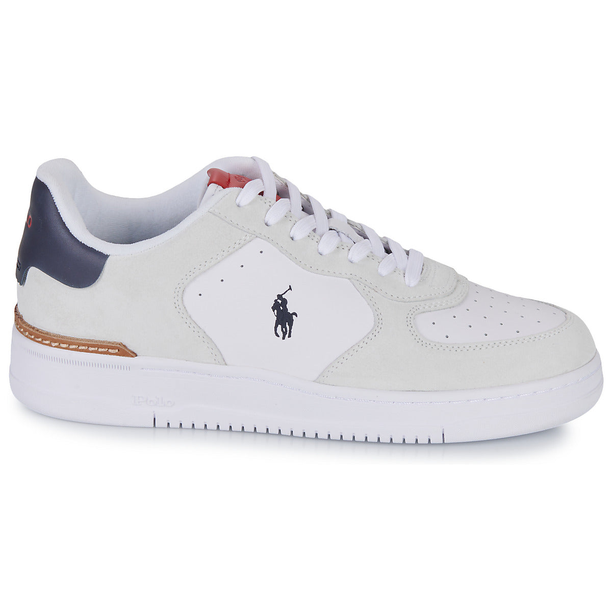 Sneakers Uomo Polo Ralph Lauren  MASTERS CRT-SNEAKERS-LOW TOP LACE  Bianco