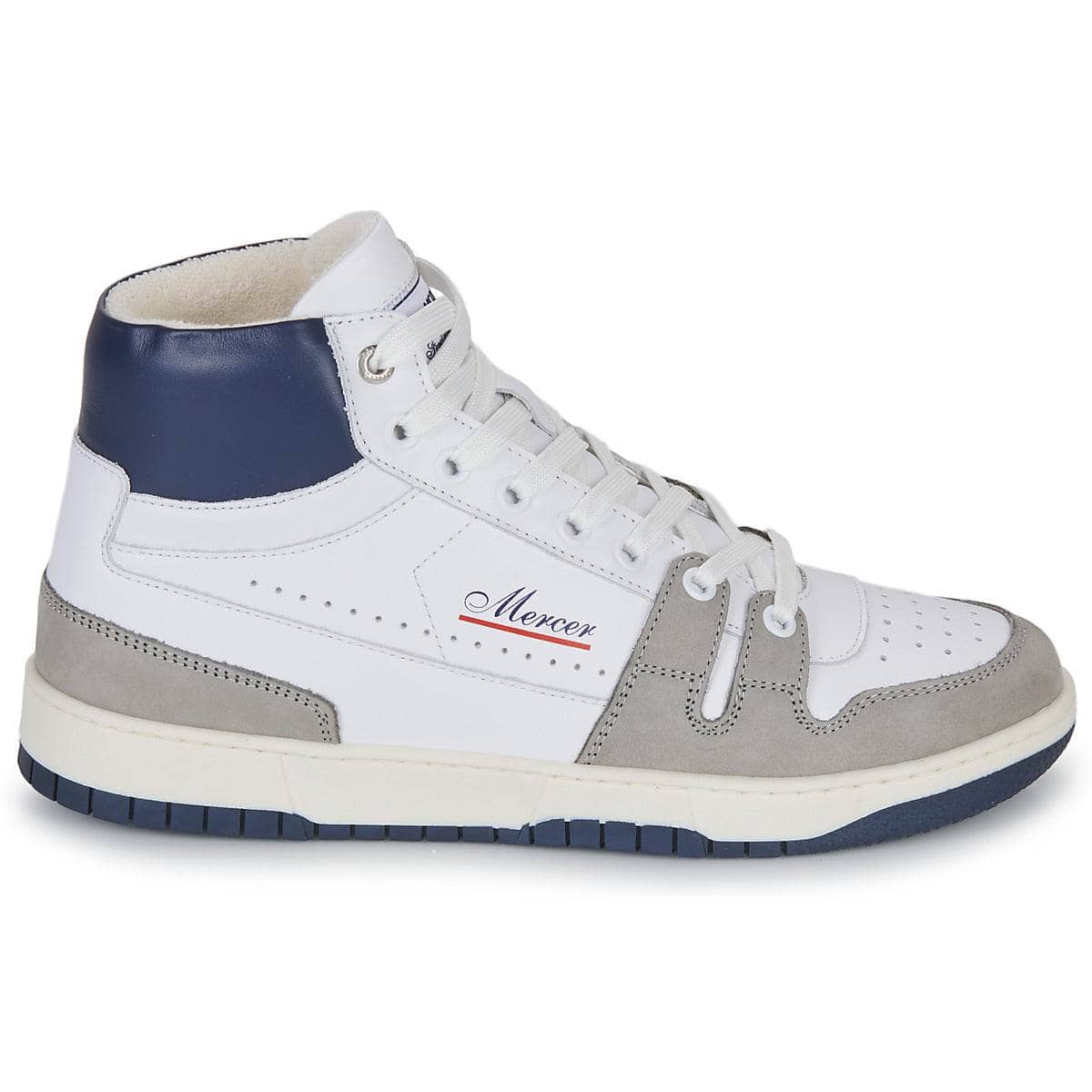 Sneakers alte Donna Mercer Amsterdam  THE BROOKLYN HIGH  Bianco