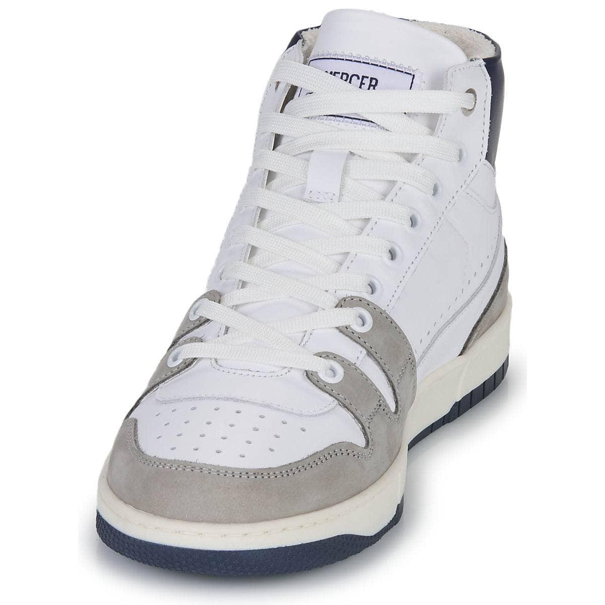 Sneakers alte Donna Mercer Amsterdam  THE BROOKLYN HIGH  Bianco