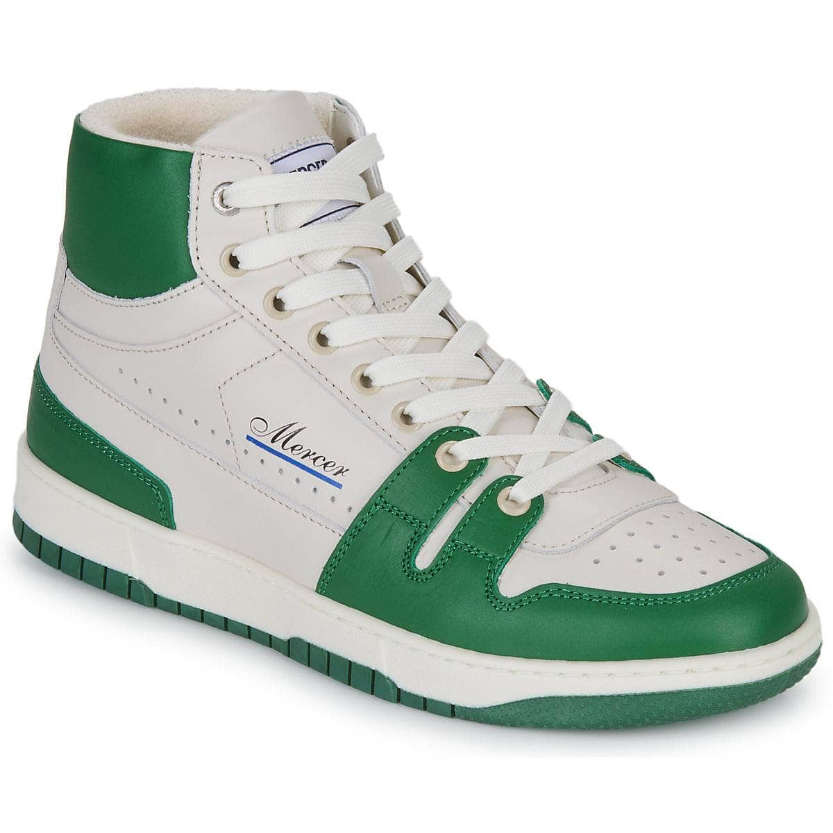 Sneakers alte Donna Mercer Amsterdam  THE BROOKLYN HIGH  Bianco