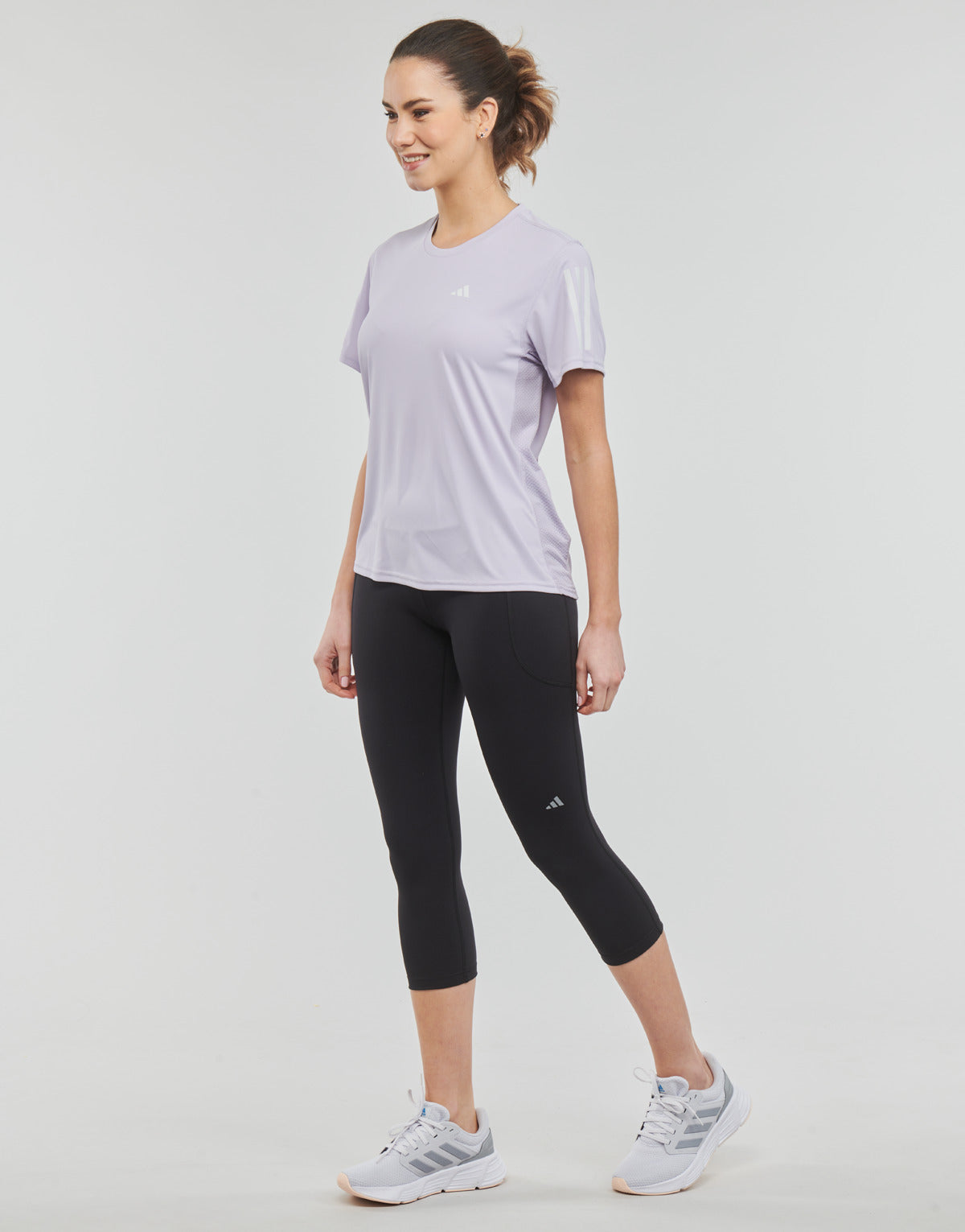 Collant Donna adidas  Daily Run 3/4 T  Nero