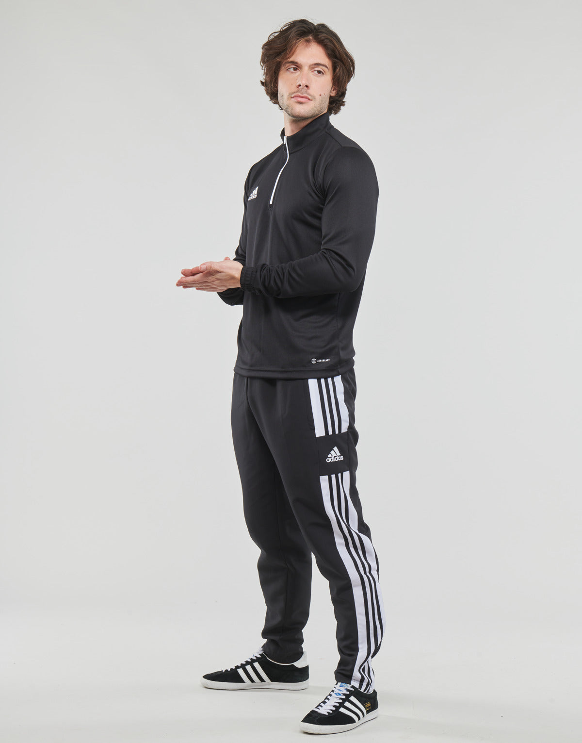 Pantaloni Sportivi Uomo adidas  SQ21 PRE PNT  Nero