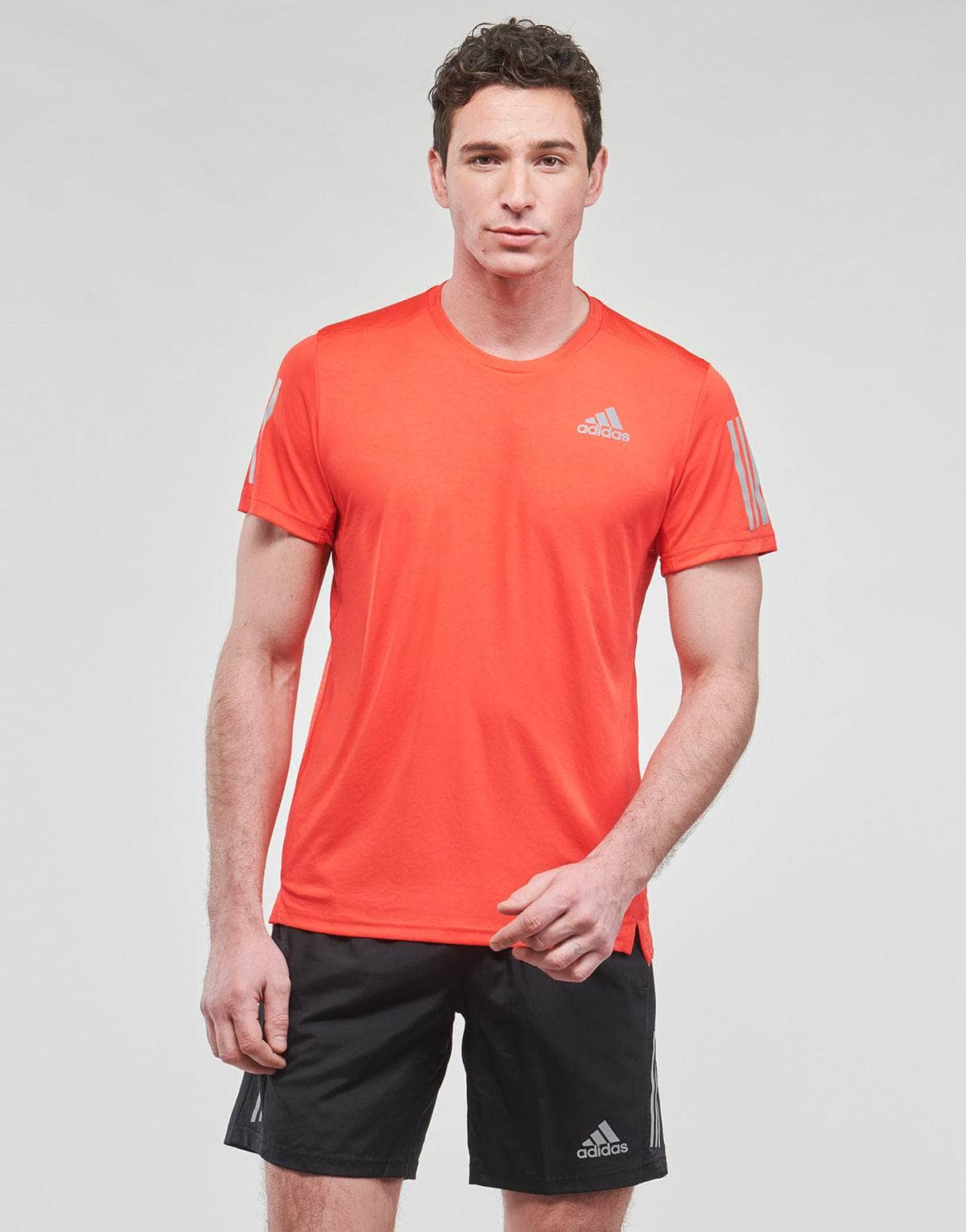 T-shirt Uomo adidas  OWN THE RUN TEE  Rosso