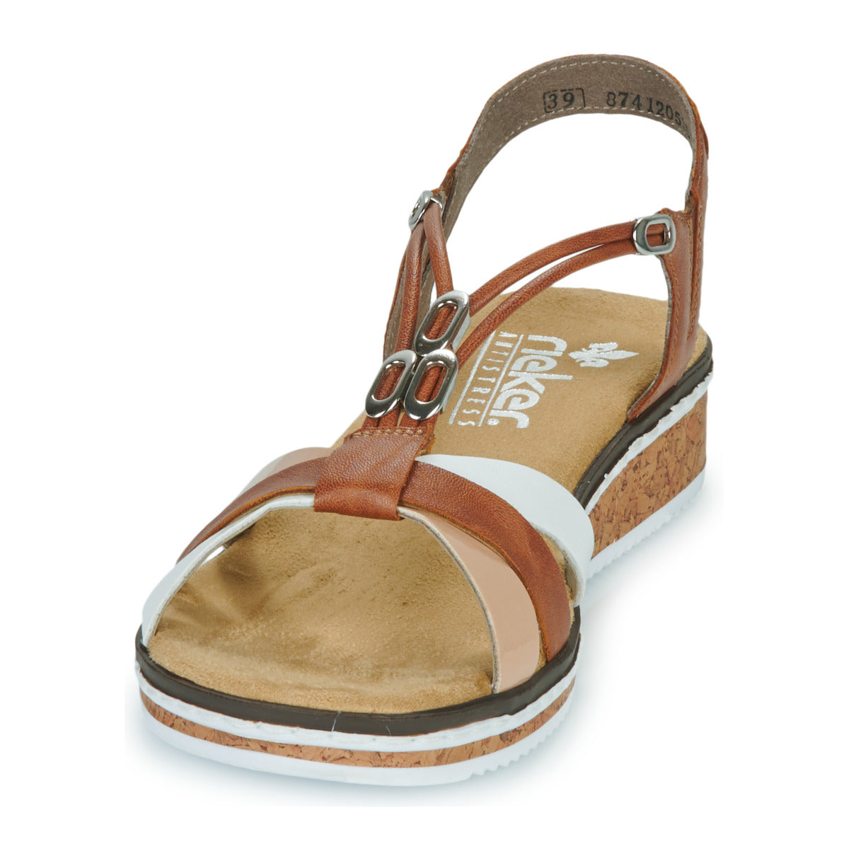 Sandali Donna Rieker  V3657-81  Marrone