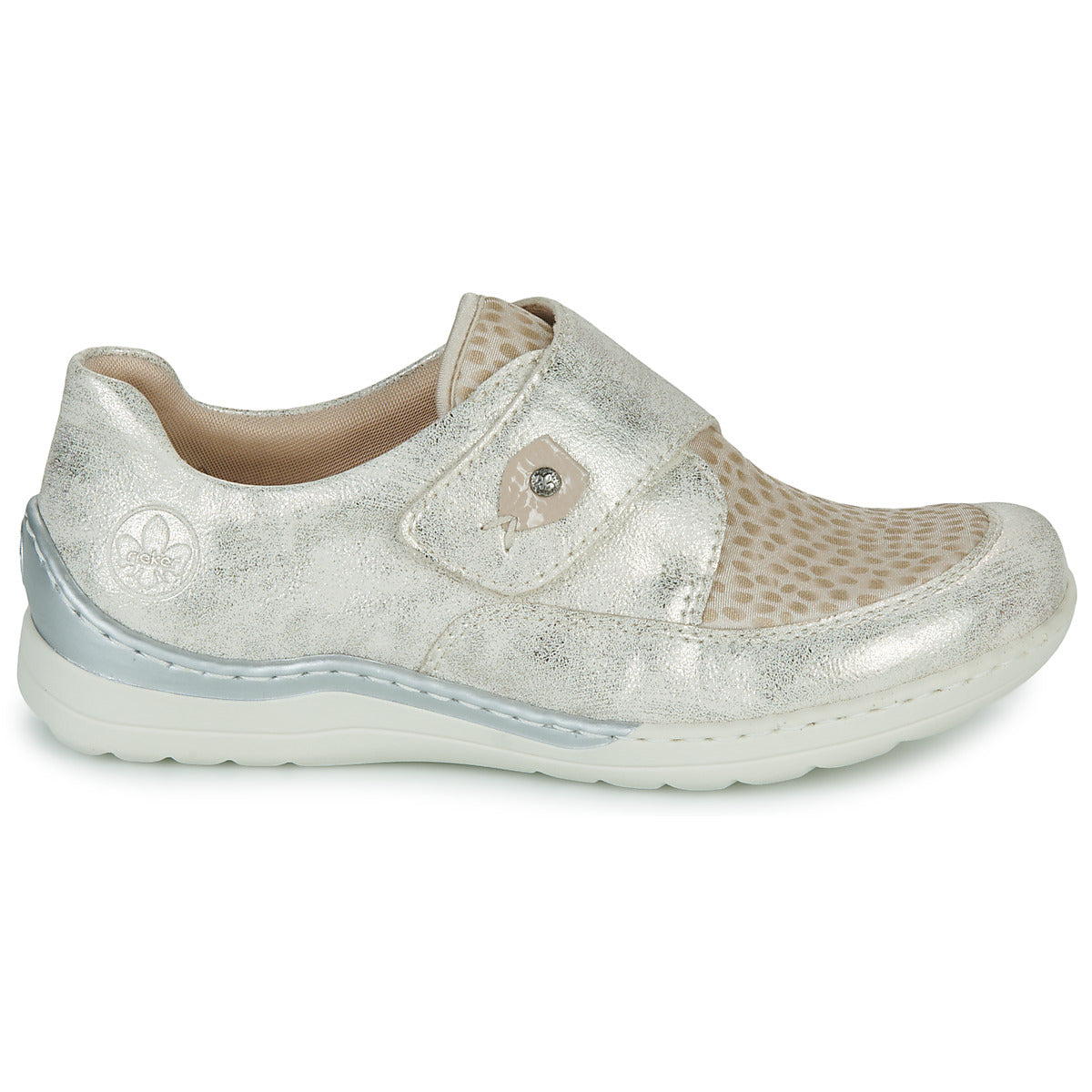 Sneakers basse Donna Rieker  48951-90  Grigio