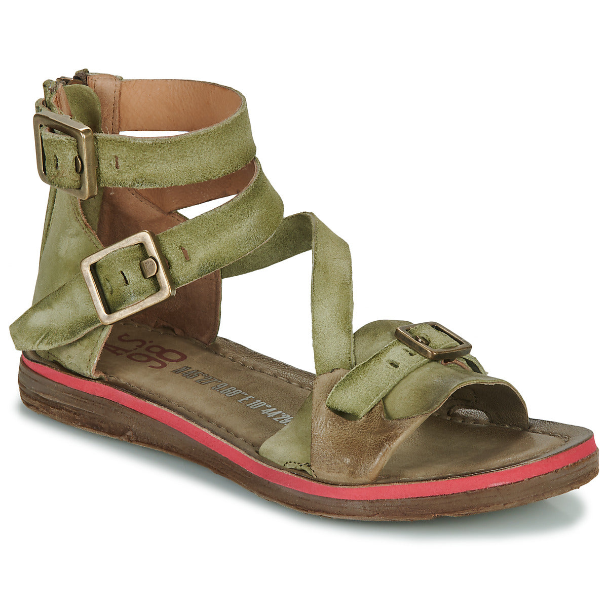 Sandali Donna Airstep / A.S.98  BUSA STRAP  Verde