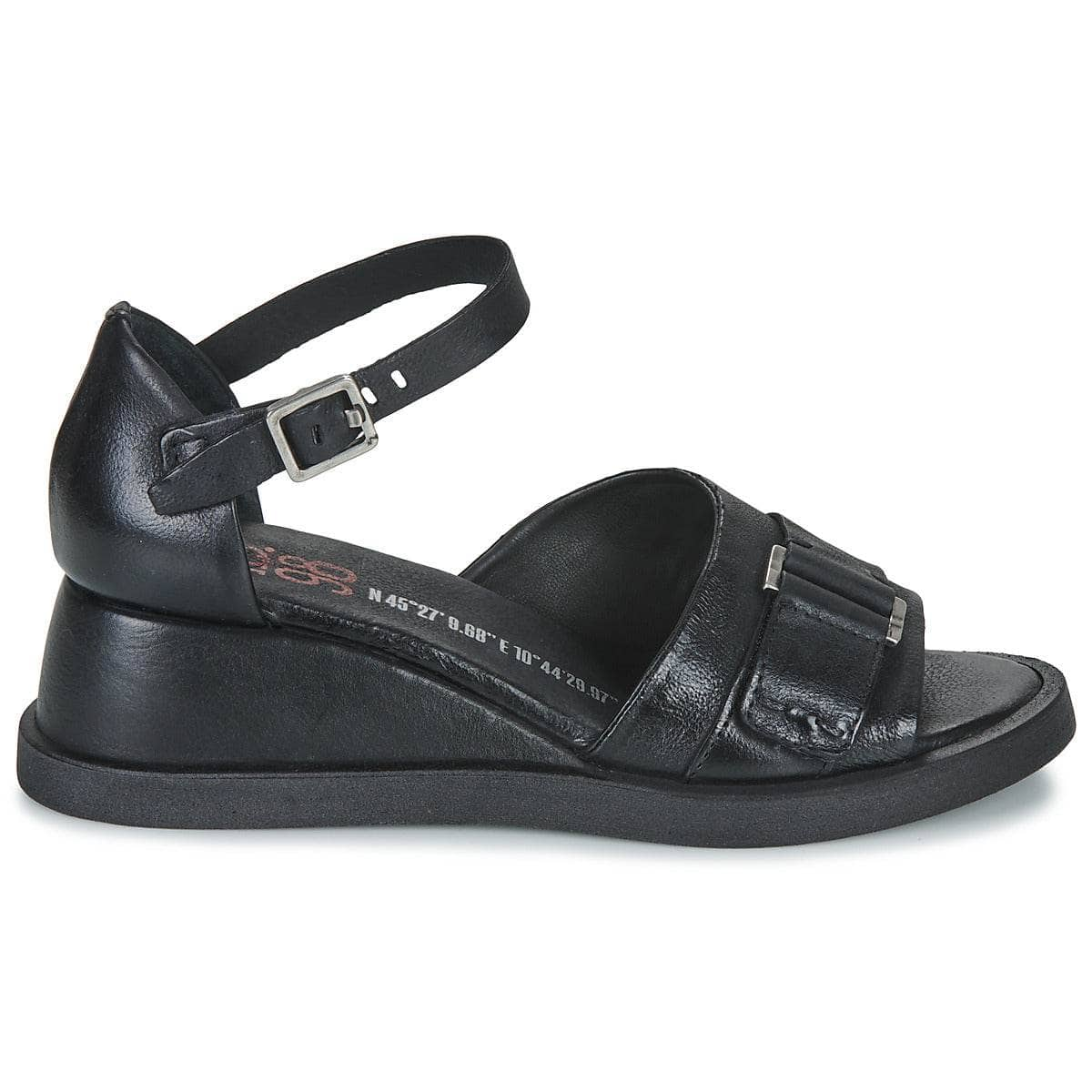 Sandali Donna Airstep / A.S.98  CORAL BUCKLE  Nero