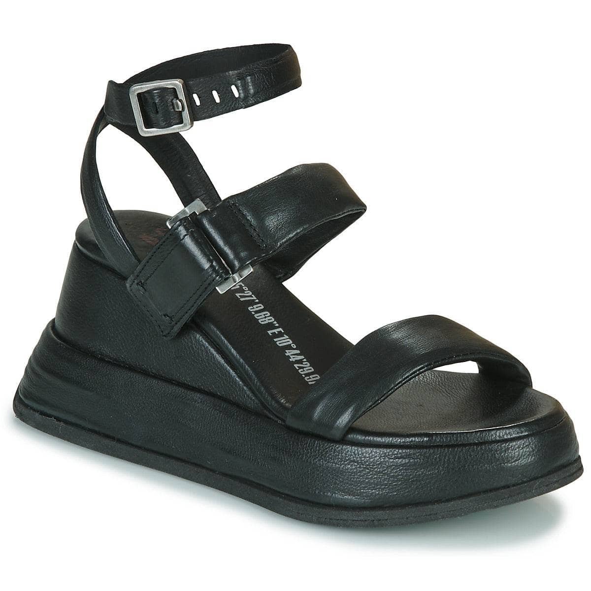 Sandali Donna Airstep / A.S.98  REAL BUCKLE  Nero