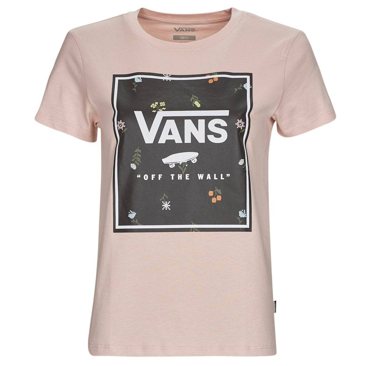 T-shirt Donna Vans  MICRO DITSY BOX FILL  Rosa