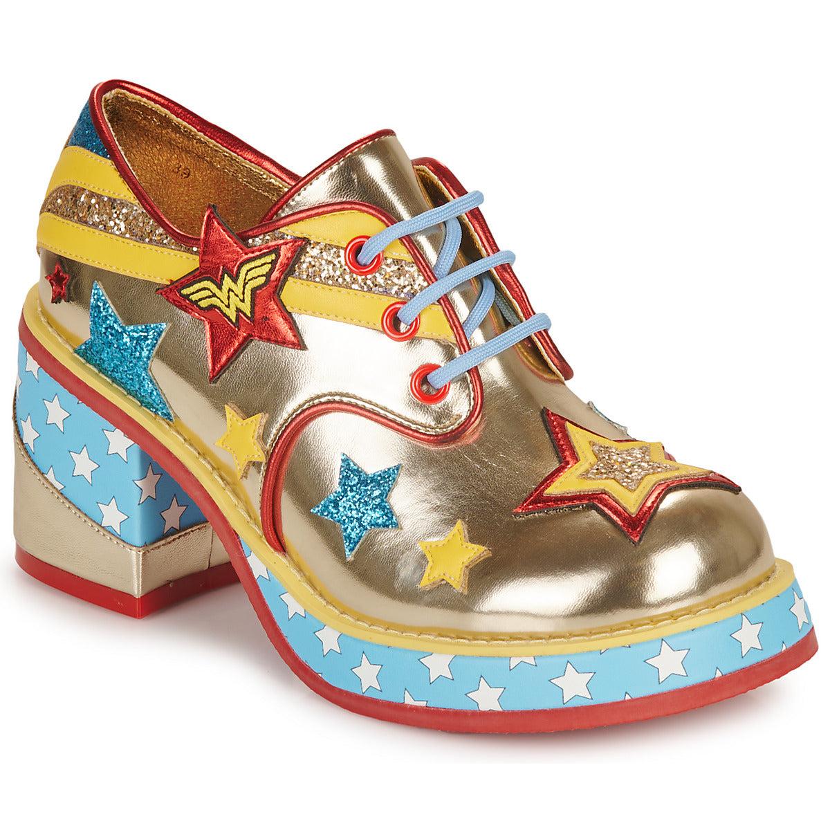 Scarpe Donna Irregular Choice  AMAZON WARRIOR  Oro