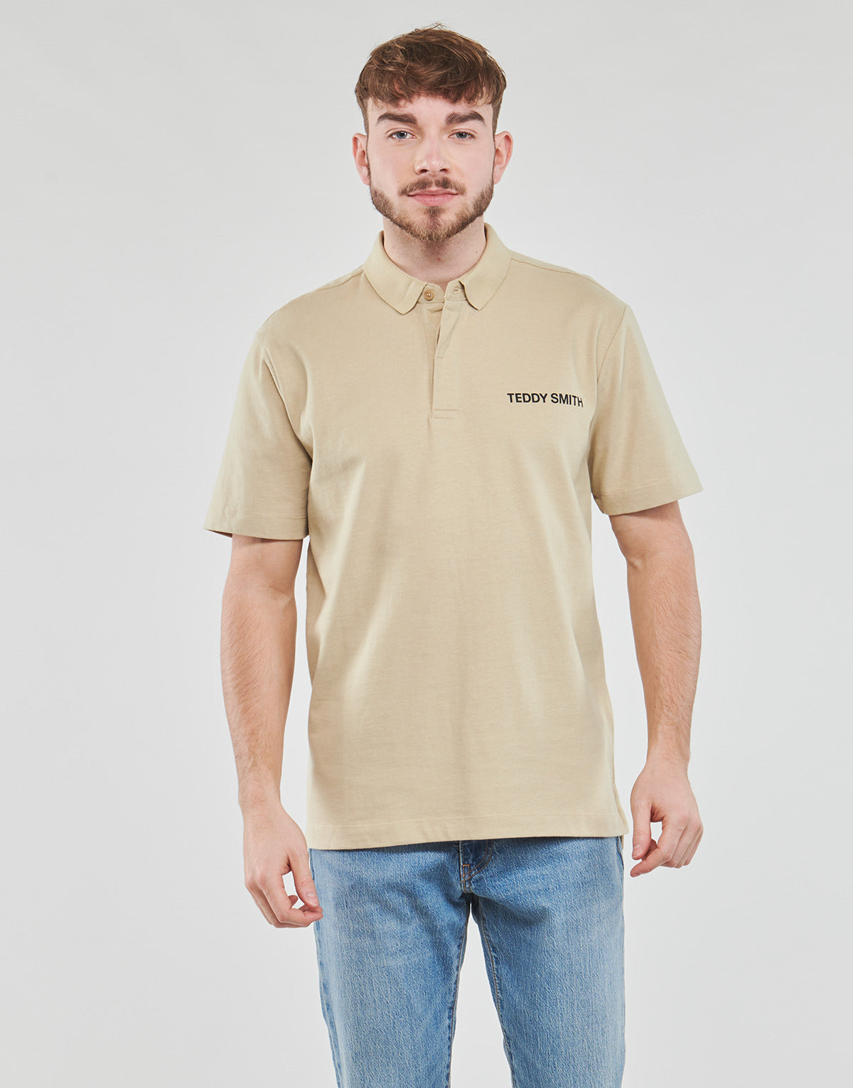 Polo Uomo Teddy Smith  P-RAY MC  Beige