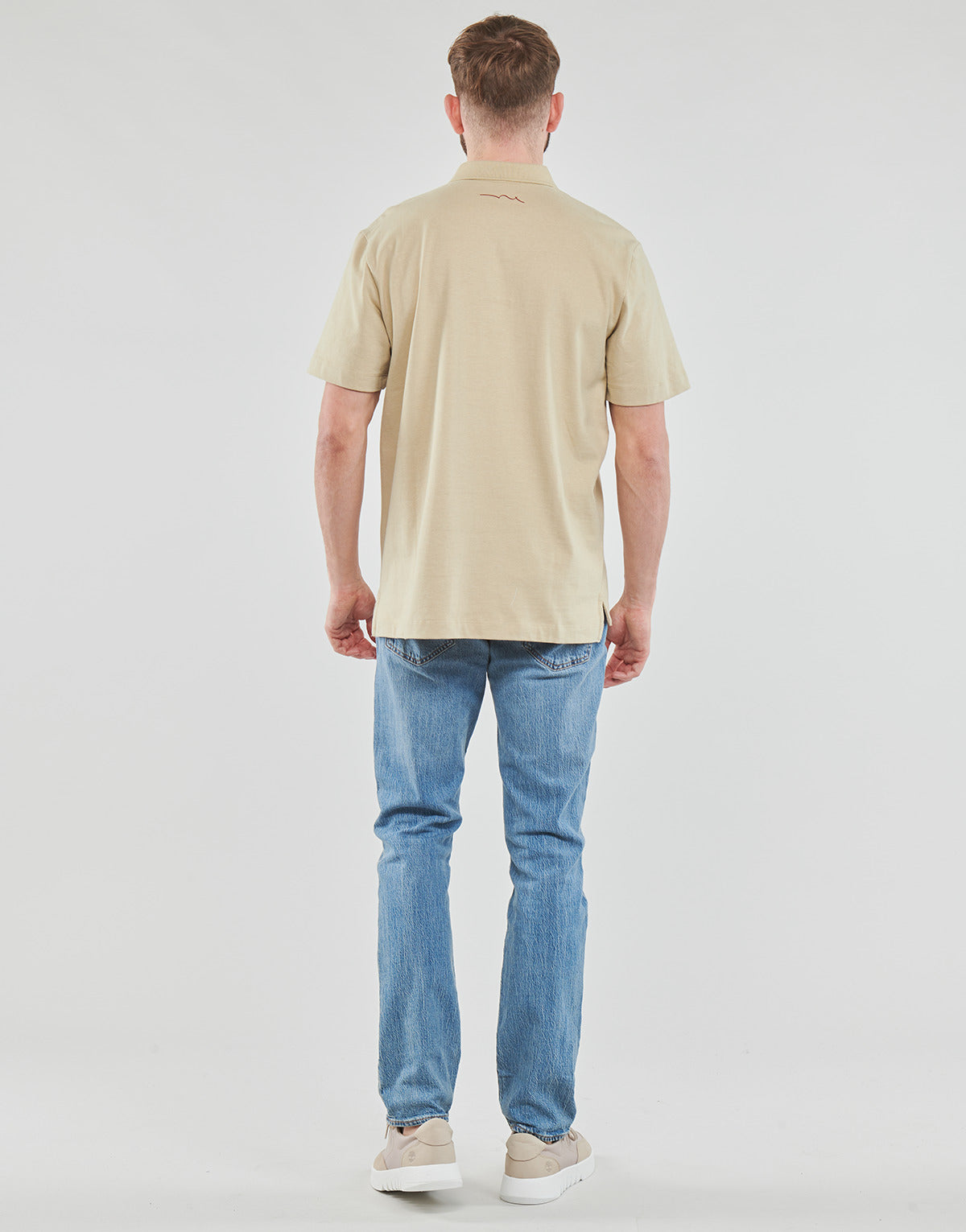 Polo Uomo Teddy Smith  P-RAY MC  Beige