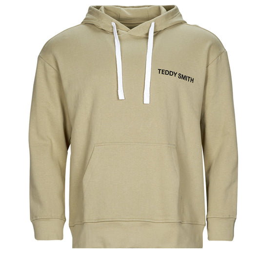 Felpa Uomo Teddy Smith  S-REQUIRED HOOD  Beige