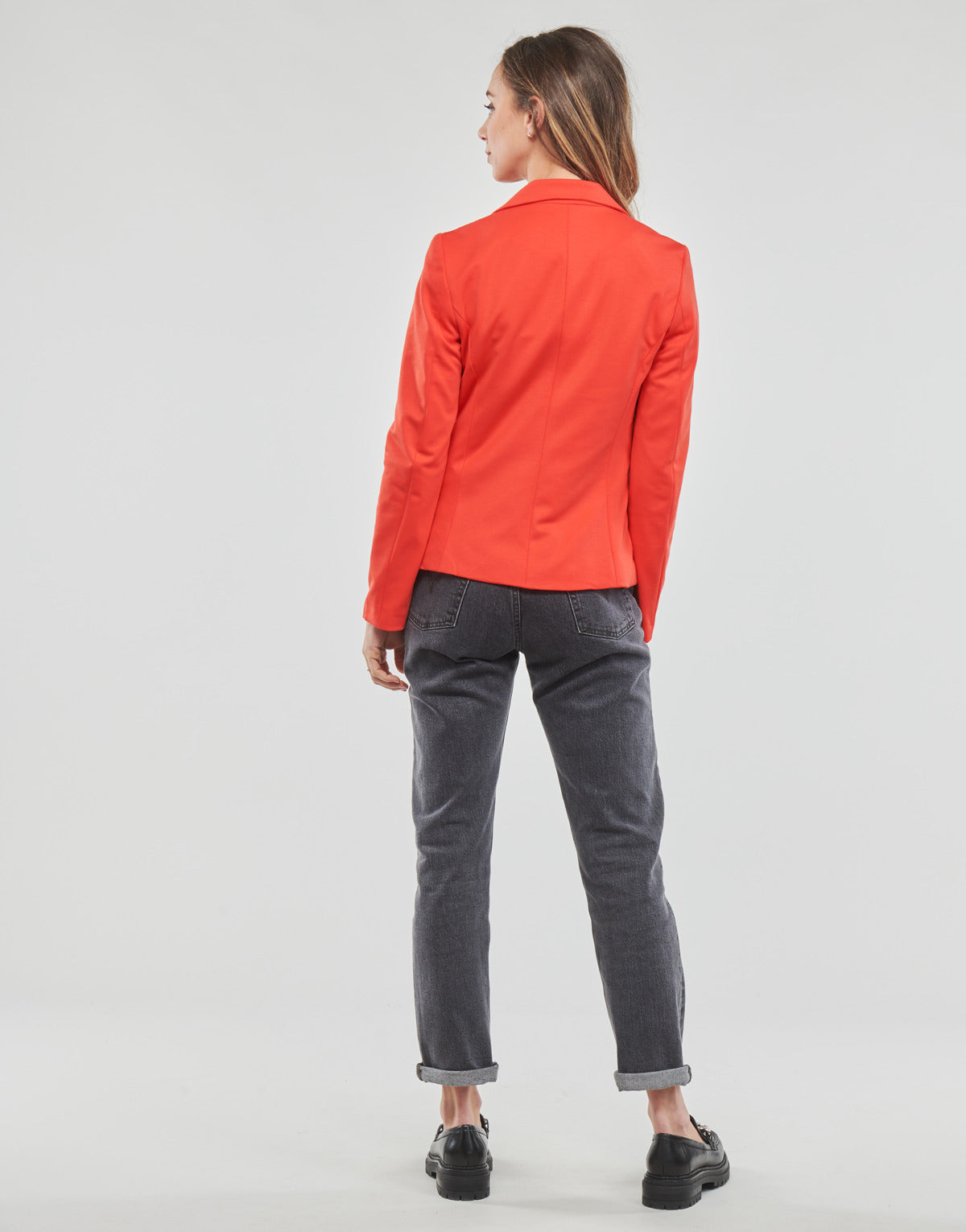 Giacca Donna Vero Moda  VMLUCCA LS SLIM JERSEY BLAZER NOOS  Arancio