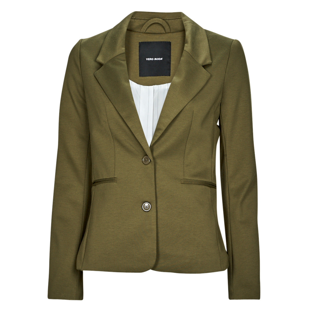 Giacca Donna Vero Moda  VMLUCCA LS SLIM JERSEY BLAZER NOOS  Kaki