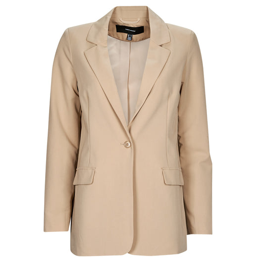 Giacca Donna Vero Moda  VMZELDA L/S BLAZER NOOS  Beige