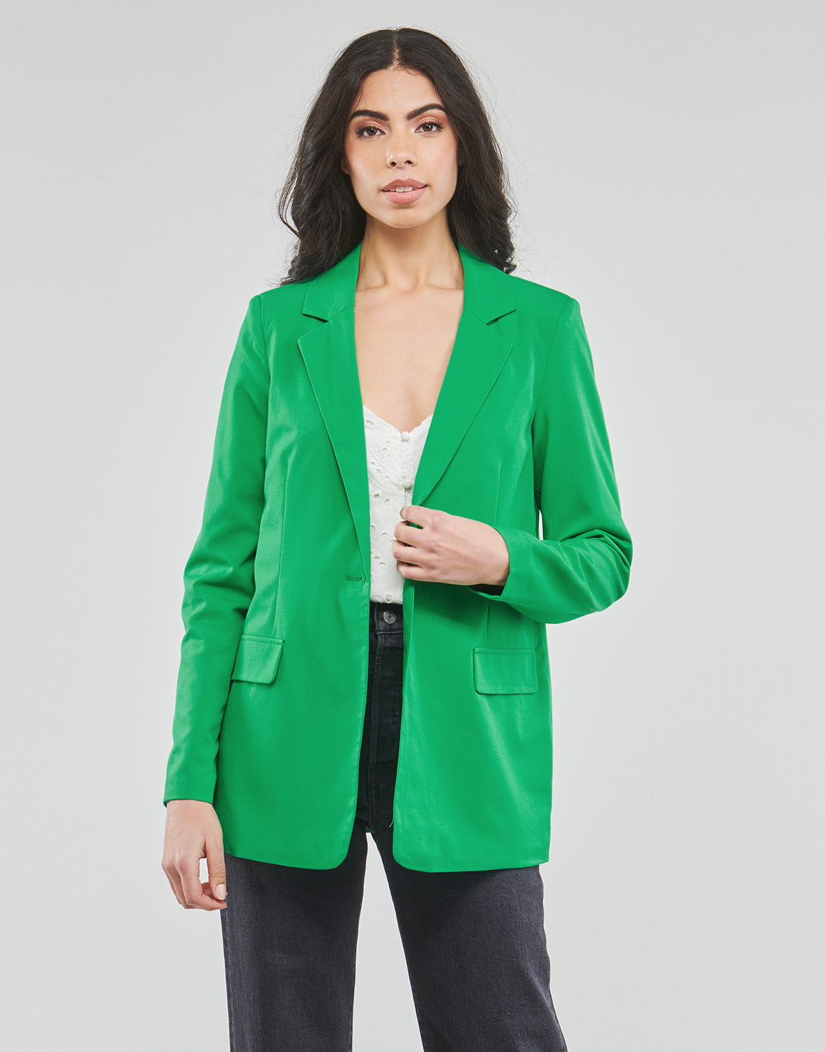 Giacca Donna Vero Moda  VMZELDA L/S BLAZER NOOS  Verde