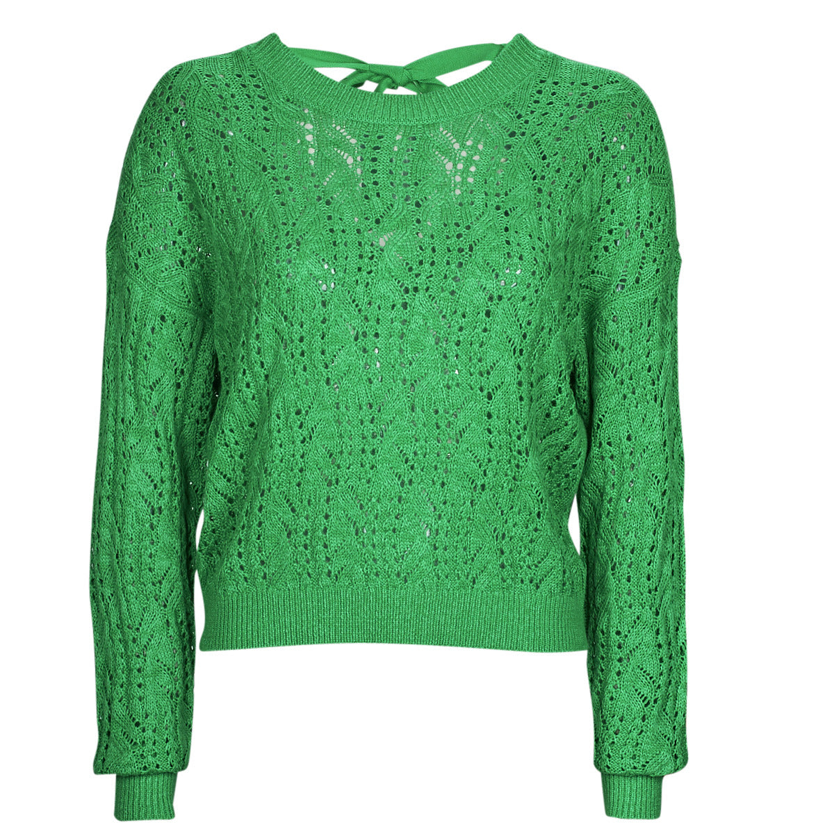 Maglione Donna Vero Moda  VMVERENA LS OPEN BOW BACK PULLOVER BOO  Verde