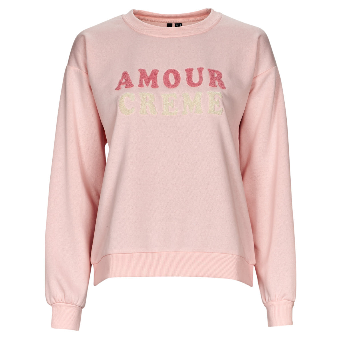 Felpa Donna Vero Moda  VMROMA LS O-NECK SWEAT LCS  Rosa