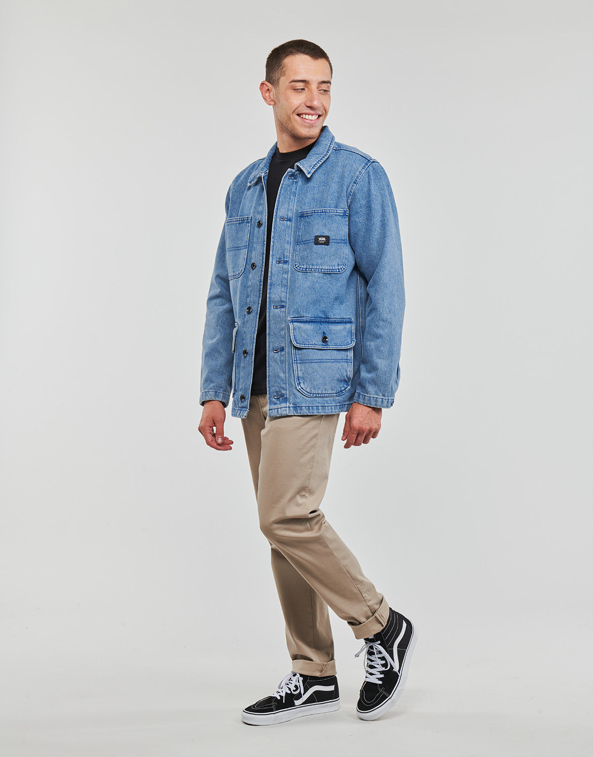 Giacca in jeans Uomo Vans  DRILL DENIM JACKET  Blu