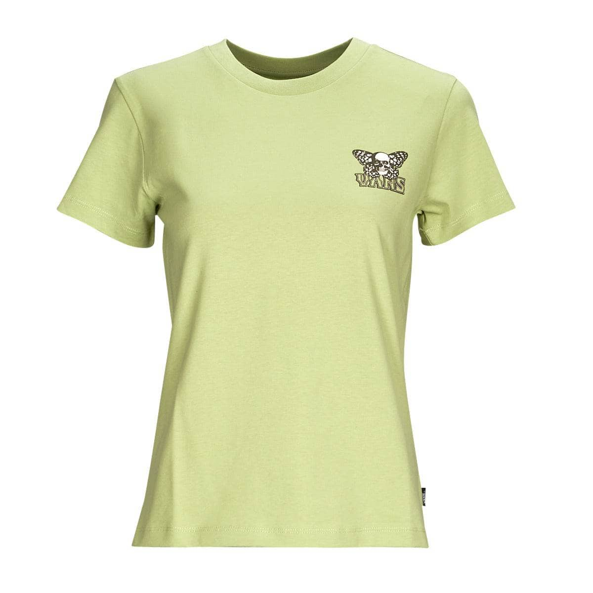 T-shirt Donna Vans  SKULLFLY CREW  Verde