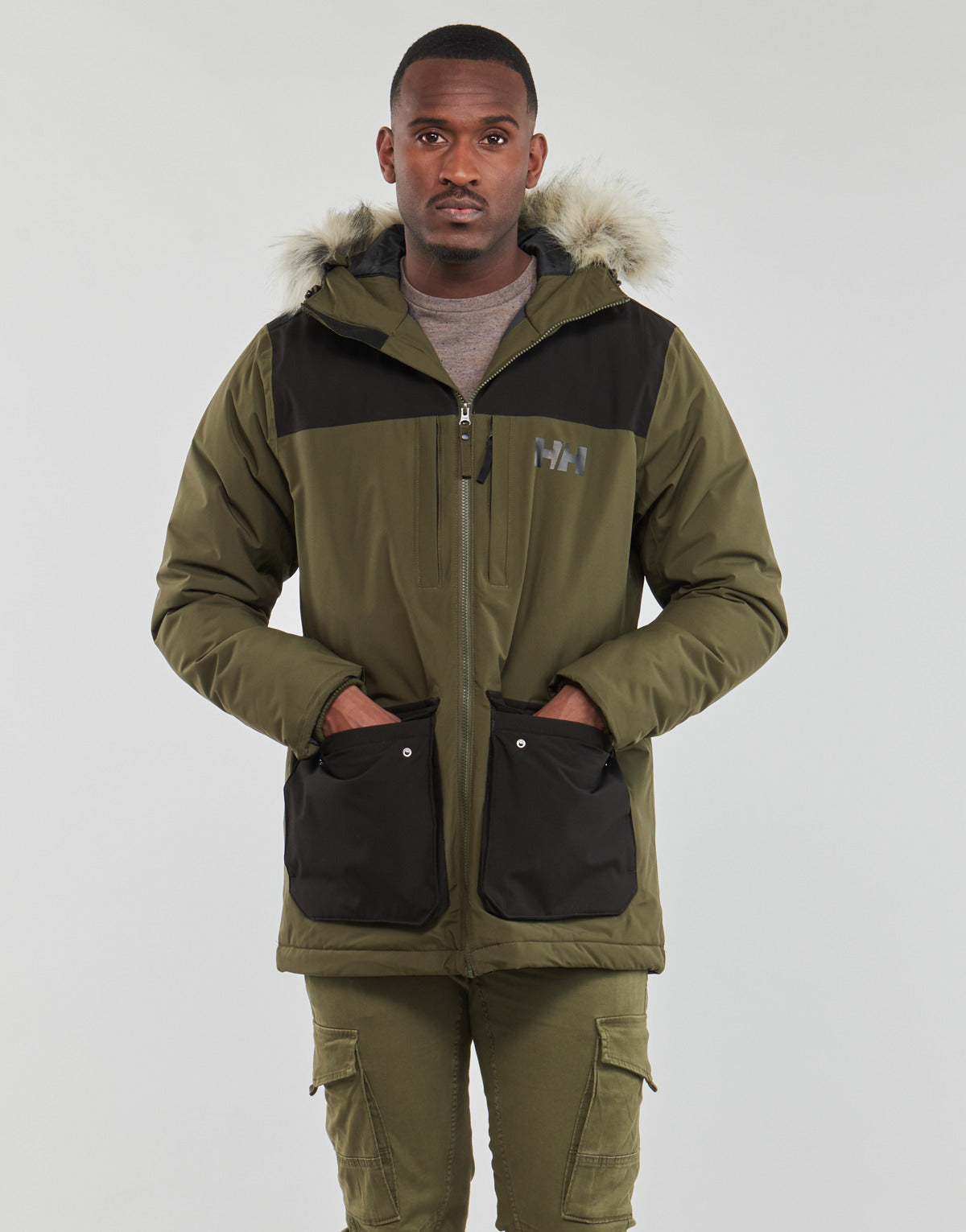 Parka Uomo Helly Hansen  PATROL PARKA  Kaki