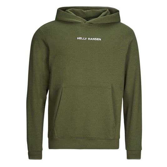 Felpa Uomo Helly Hansen  CORE GRAPHIC SWEAT HOODIE  Kaki