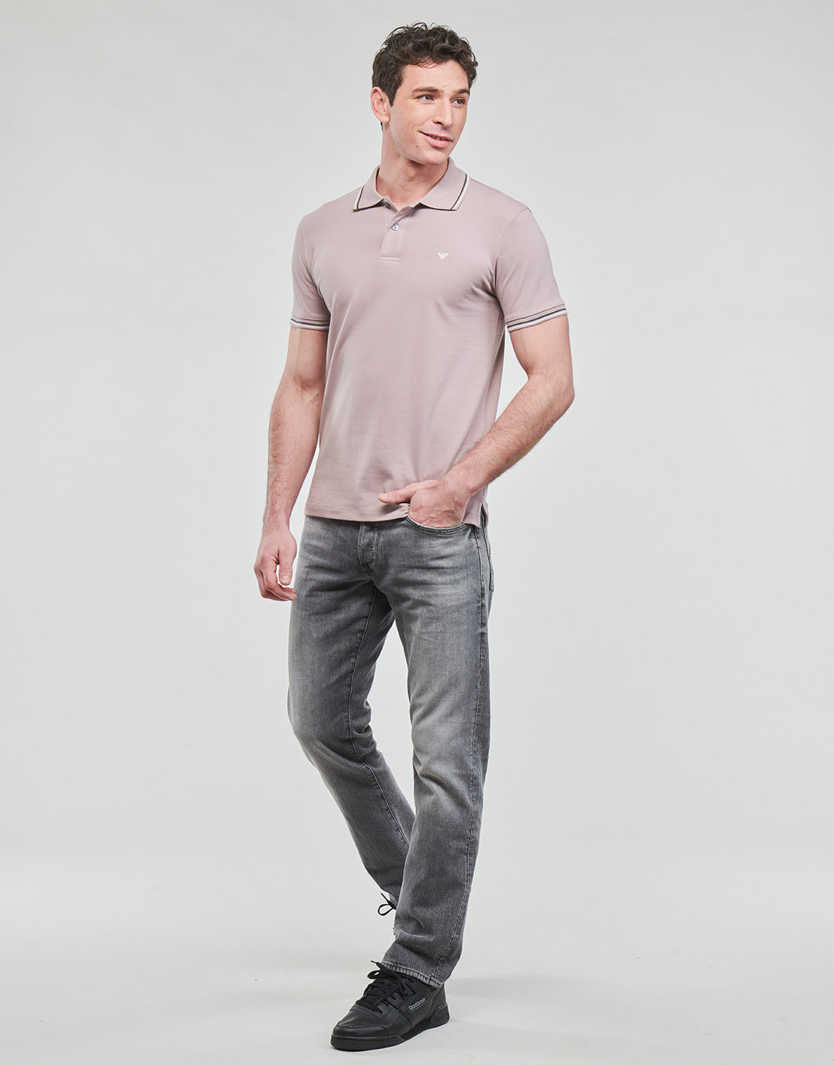 Polo Uomo Emporio Armani  8N1FB4  Rosa