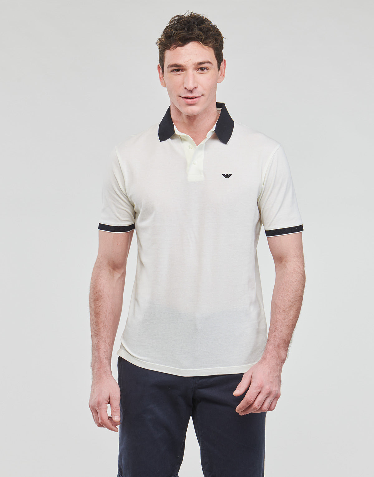 Polo Uomo Emporio Armani  3R1F70  Bianco